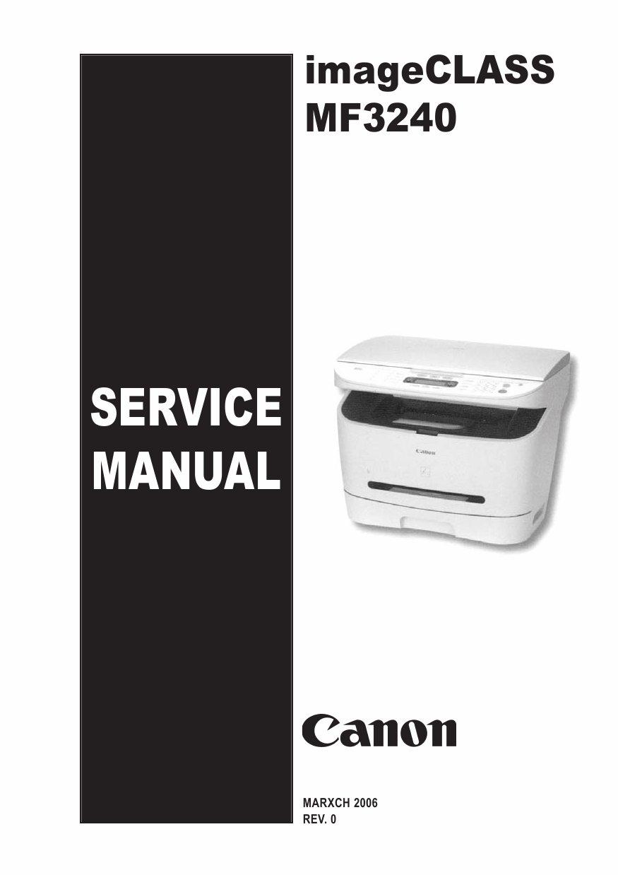 Canon imageCLASS MF-3240 Service and Parts Manual-1